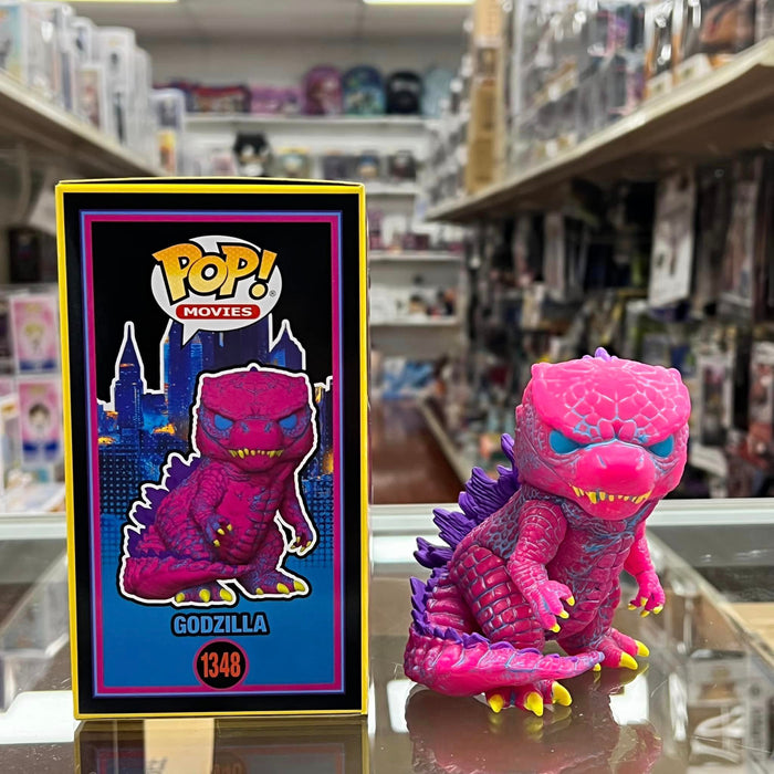 Funko Pop! Movies Godzilla vs. Kong Black Light GODZILLA Vinyl Figure Entertainment Earth Exclusive