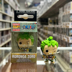 Funko Pop! Keychain: One Piece - RORONOA ZORO , 2 inches Vinyl Figure