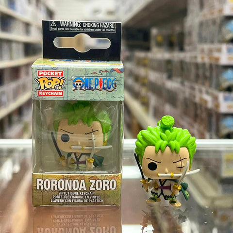 Funko Pop! Keychain: One Piece - RORONOA ZORO , 2 inches Vinyl Figure
