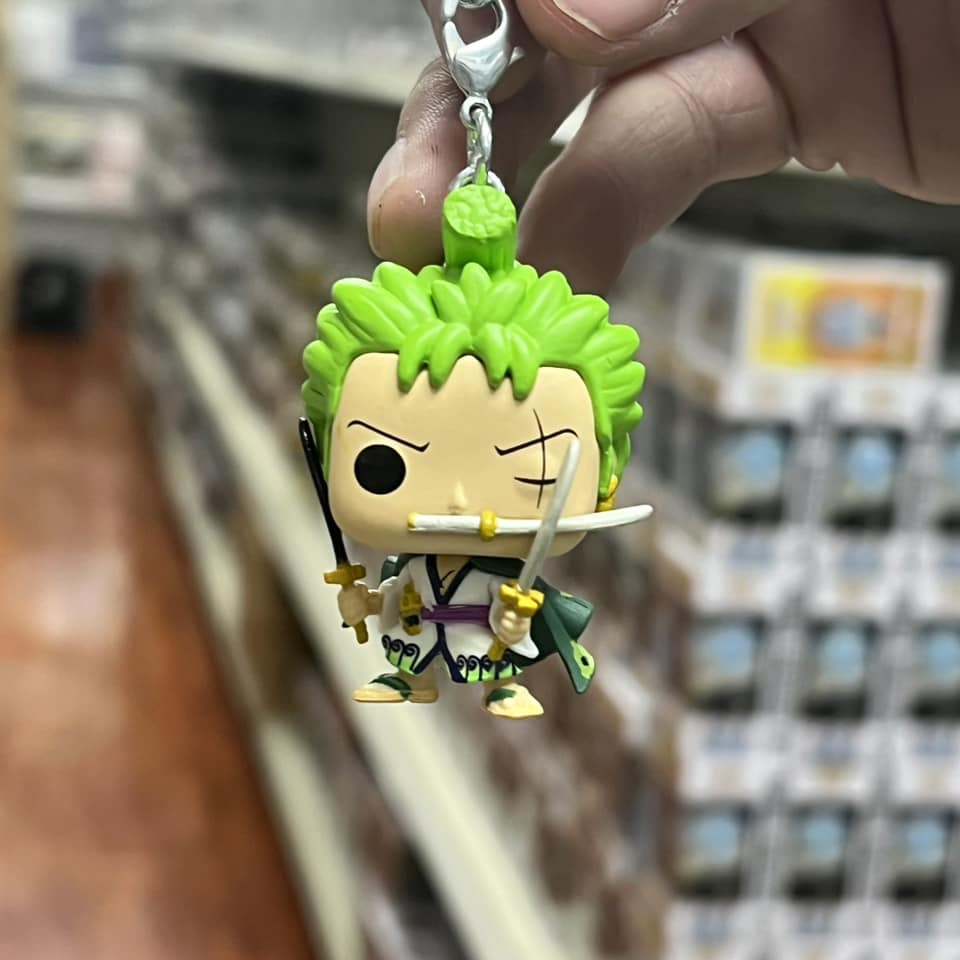 Funko Pop! Keychain: One Piece - RORONOA ZORO , 2 inches Vinyl Figure
