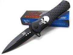 Dark Side Blades Black Punisher Fantasy Tactical Folding Rescue Pocket Knife