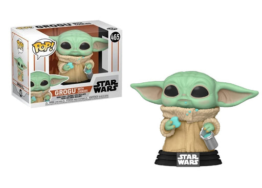 Funko Pop! Star Wars: The Mandalorian - The Child, Grogu with Cookie Vinyl Figure