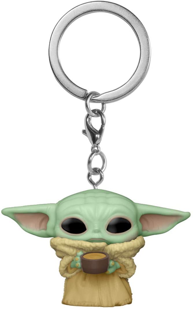 Funko Pop! Keychain: The Mandalorian - The Child with Cup Vinyl Figure Keychain