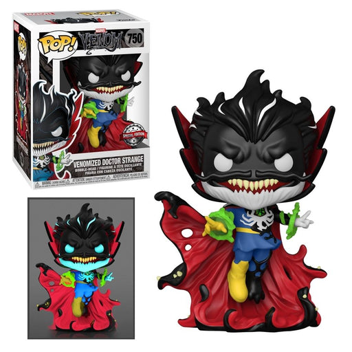 FUNKO POP! VENOM - VENOMIZED DOCTOR STRANGE WITH ENERGY (GLOW IN THE DARK) VINYL FIGURE #750 SPECIAL EDITION EXCLUSIVE