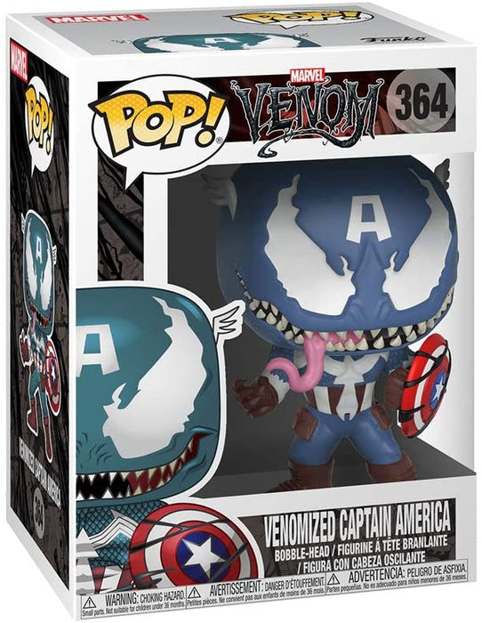 POP MARVEL VENOM - VENOMIZED CAPTAIN AMERICA #364 Vinyl FIgure