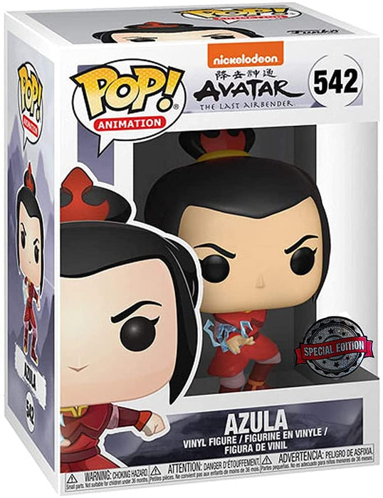 Funko POP Animation: Avatar The Last Airbender : AZULA #542 Vinyl Figure Special Edition Sticker