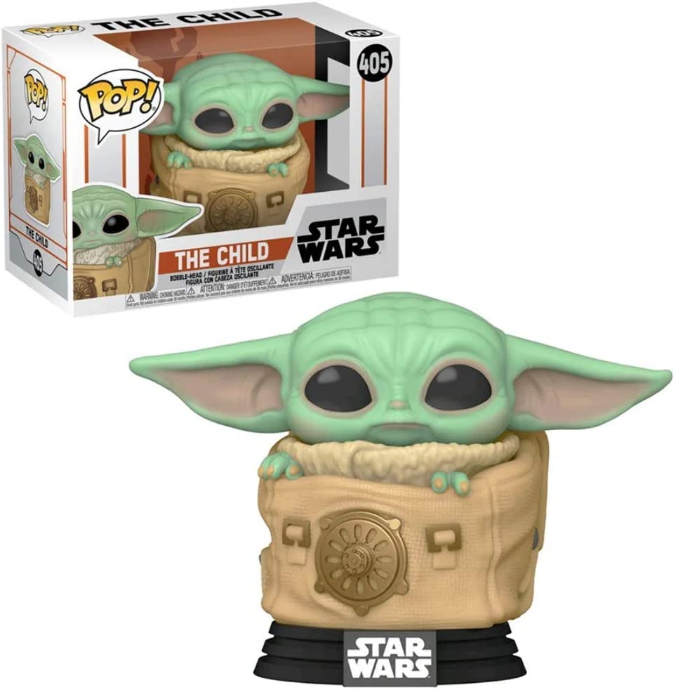 Funko Pop! Star Wars: The Mandalorian - The Child in Bag Vinyl Figure Bobble-Head