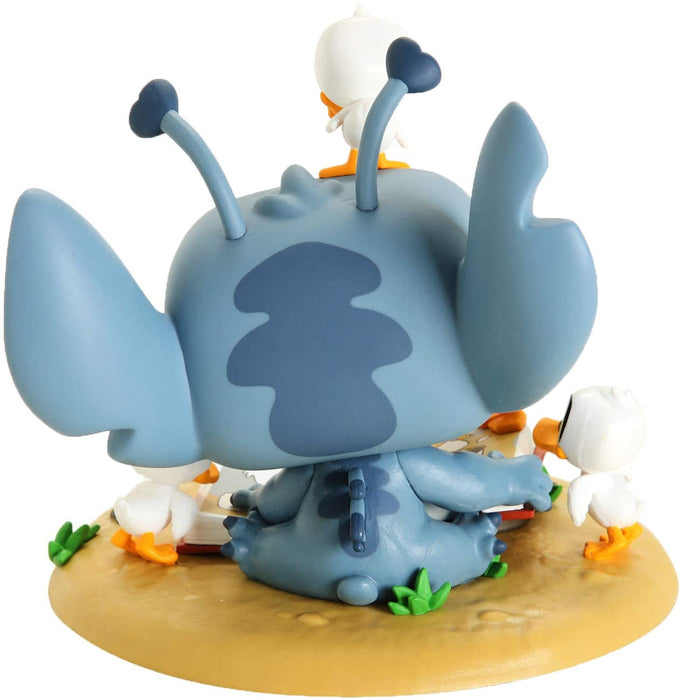 Funko POP! Disney: Lilo & Stitch - Stitch with Ducks Deluxe #636 Exclusive Vinyl Figure Special Edition Sticker