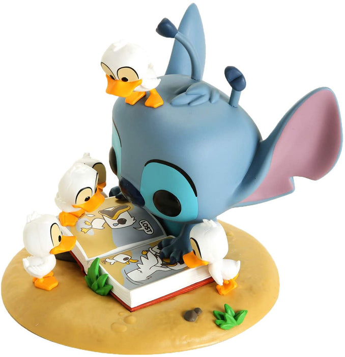 Funko POP! Disney: Lilo & Stitch - Stitch with Ducks Deluxe #636 Exclusive Vinyl Figure Special Edition Sticker