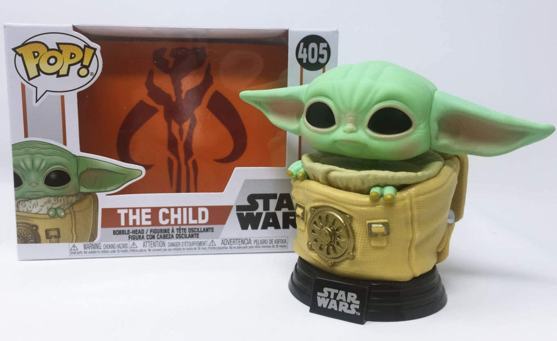 Funko Pop! Star Wars: The Mandalorian - The Child in Bag Vinyl Figure Bobble-Head