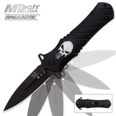 Dark Side Blades Black Punisher Fantasy Tactical Folding Rescue Pocket Knife