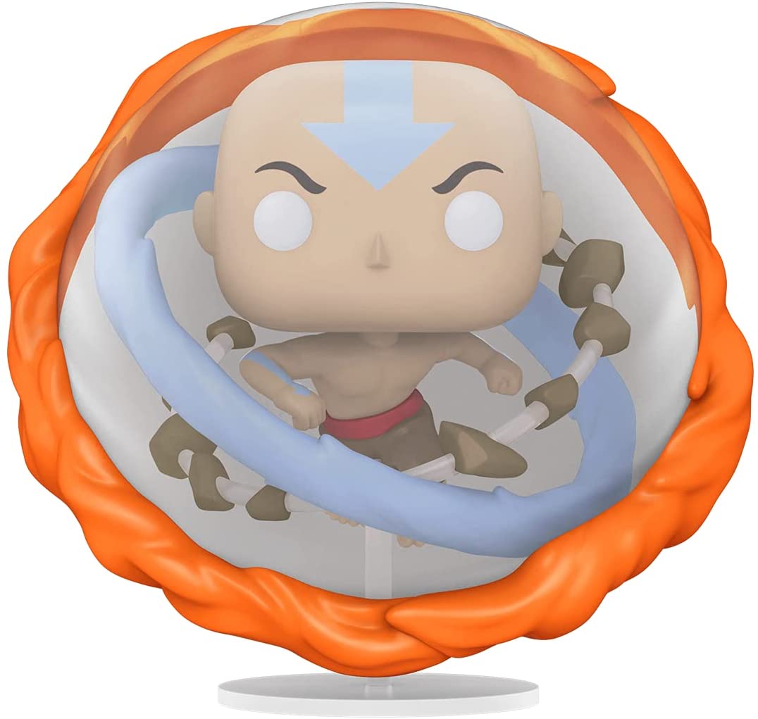 Funko Pop! Super: Avatar- Aang (Avatar State) 6 Inch Vinyl Figure with protector case