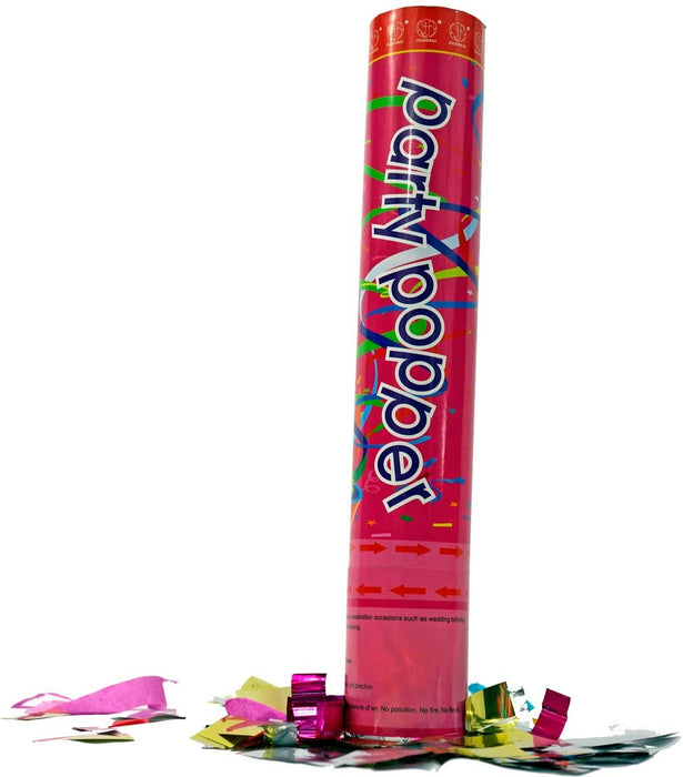 Party Popper Confetti Cannon Twist-to-Shoot Wedding Birthday Shooter Blaster 12"