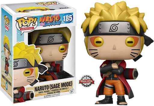Funko Pop! Naruto Shippuden - Naruto (Sage Mode) Vinyl Figure #185 Special Edition Sticker Hot Topic Exclusive