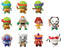 Teenage Mutant Ninja Turtles 3-D Foam Figural Bag Clip Keyring Blind Bag