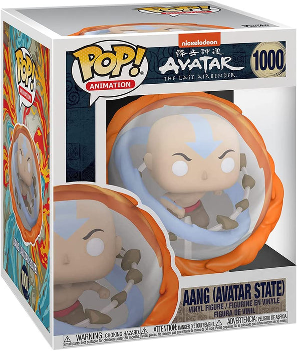 Funko Pop! Super: Avatar- Aang (Avatar State) 6 Inch Vinyl Figure with protector case