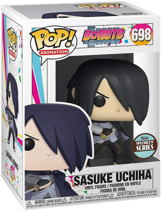 Funko Pop! Boruto: Naruto Next Generations Sasuke Uchiha with Cape Vinyl Figure #698 Specialty Series