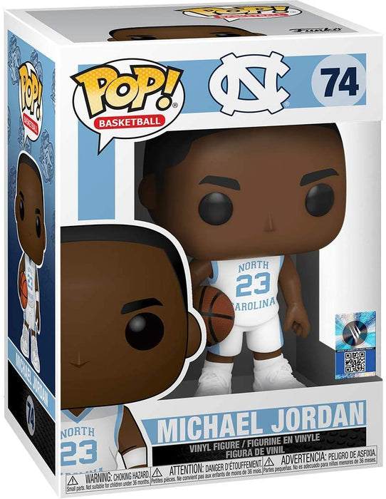 Funko POP! Basketball: UNC - Michael Jordan (Away Jersey) Vinyl Figure