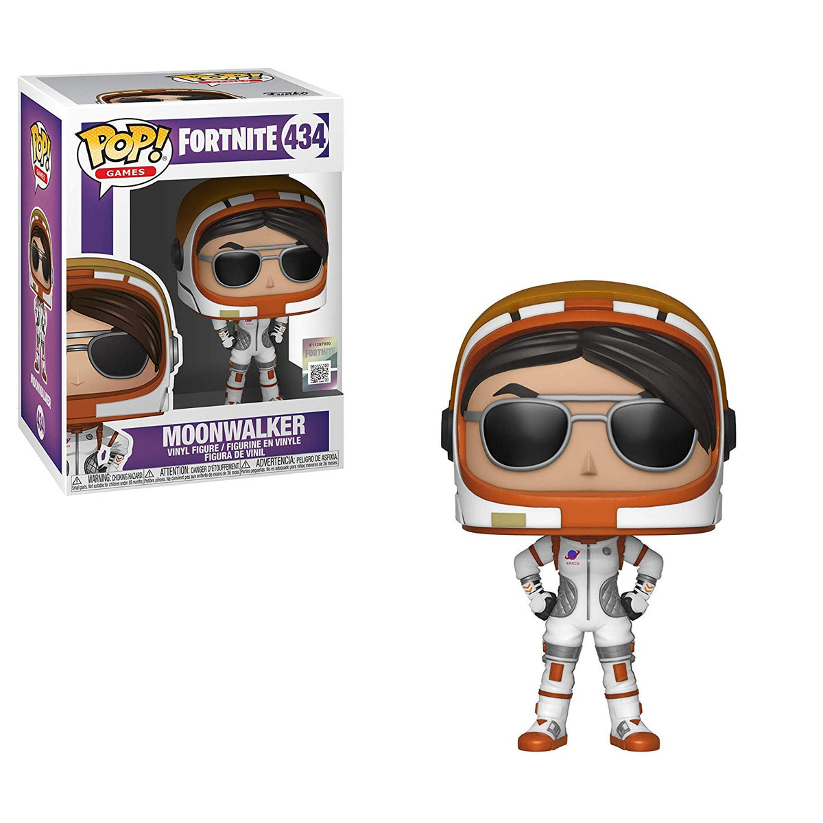 Funko Pop Games : Fortnite : Moonwalker #434 Figure with .5 mm P — Beyond Collectibles
