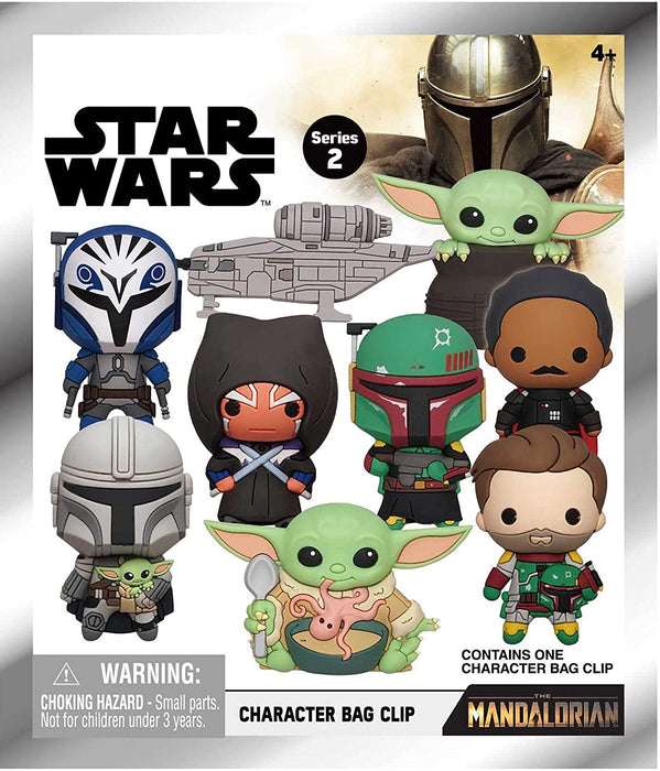 Star Wars: Mandalorian 3-D Foam Figural Bag Clip Blind Bag - Series 2