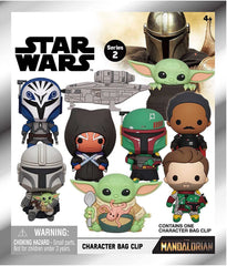 Star Wars: Mandalorian 3-D Foam Figural Bag Clip Blind Bag - Series 2