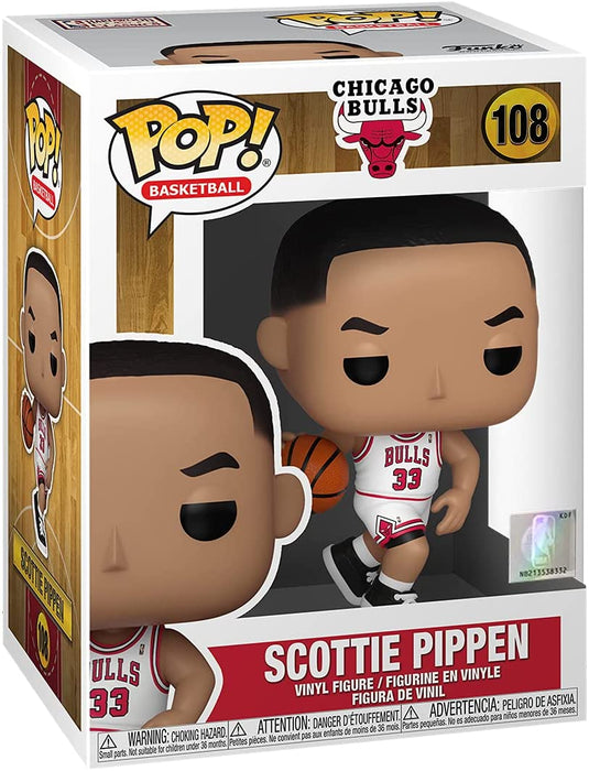 Funko Pop! NBA: Legends - Scottie Pippen (Chicago Bulls Home Jersey) Collectible Vinyl Figure