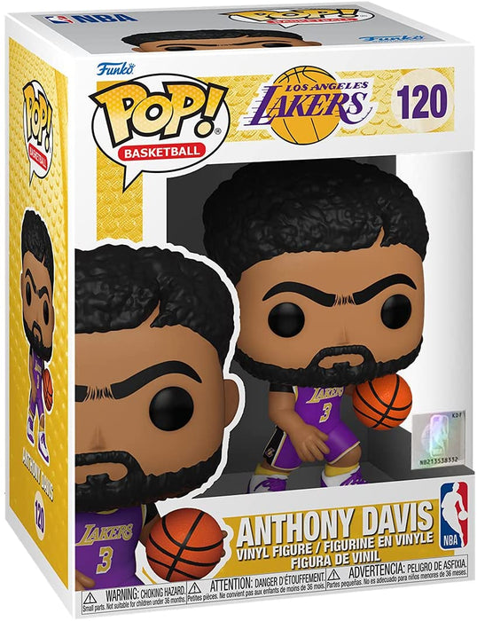 Funko Pop! NBA: Lakers - Anthony Davis (Purple Jersey) Vinyl Figure #120
