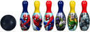 Spiderman Bowling Set Toy Game Kids Birthday Gift Toy 6 Pins &1 Ball