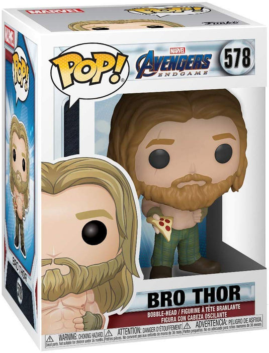 Funko Pop! Marvel: Avengers Endgame - Bro Thor with Pizza Vinyl Figure