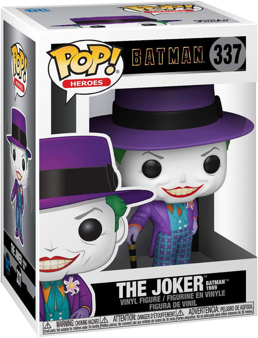 Funko Pop! Heroes:Batman 1989-Joker with Hat Vinyl Figure #337