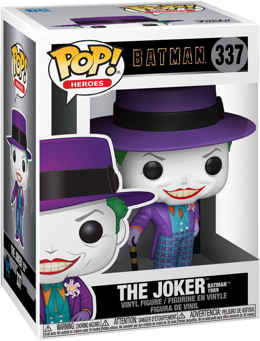 Funko Pop! Heroes:Batman 1989-Joker with Hat Vinyl Figure #337