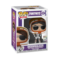 Funko Pop Games : Fortnite : Moonwalker #434 Vinyl Figure with .5 mm Protector Case
