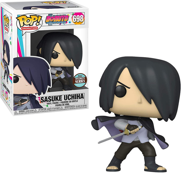 Funko Pop! Boruto: Naruto Next Generations Sasuke Uchiha with Cape Vinyl Figure #698 Specialty Series