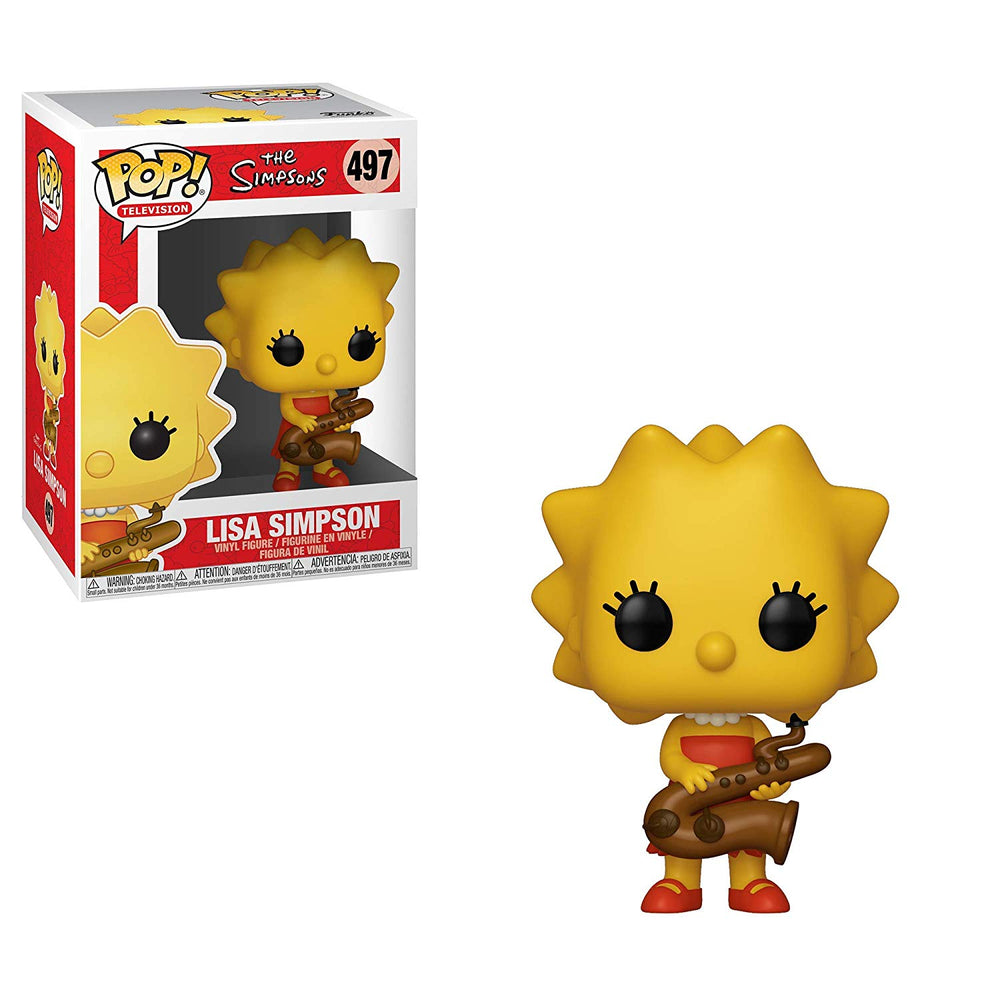 Funko Pop! Animation: Simpsons - Lisa-Saxophone Vinyl Figure #497
