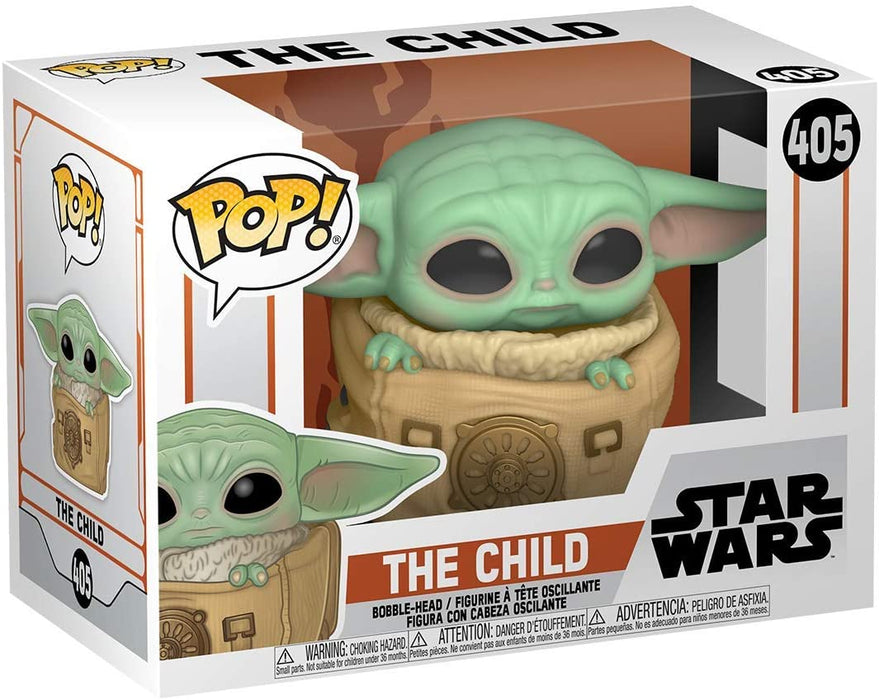 Funko Pop! Star Wars: The Mandalorian - The Child in Bag Vinyl Figure Bobble-Head