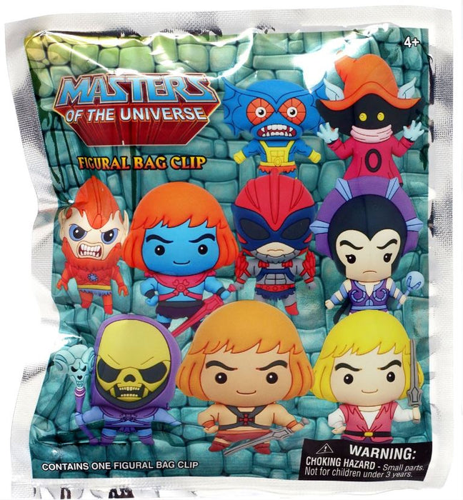 Masters of the Universe 3-D Foam Figural Bag Clip Keyring Blind Bag