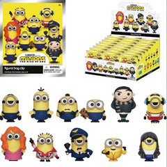 Minions: The Rise of Gru 3D Foam Figural Bag Clip Keyring Blind Bag