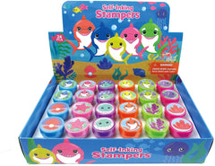 TINYMILLS 24 Pcs Shark Family Stampers for Kids Party Favors Supply
