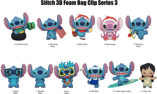 Monogram: Disney Stitch 3D Figural Keyring Blind Bag - Series 3