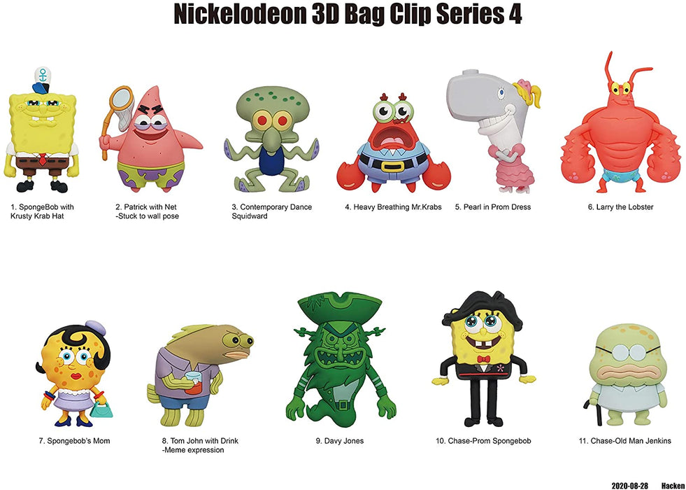 SpongeBob Squarepants - 3D Figural Keyring Blind Bag - Series 5