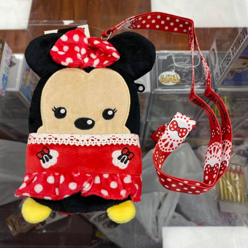 Disney Minnie Mouse Deluxe Lanyard Character ID Badge Holder Coin Purse Pouch Wallet