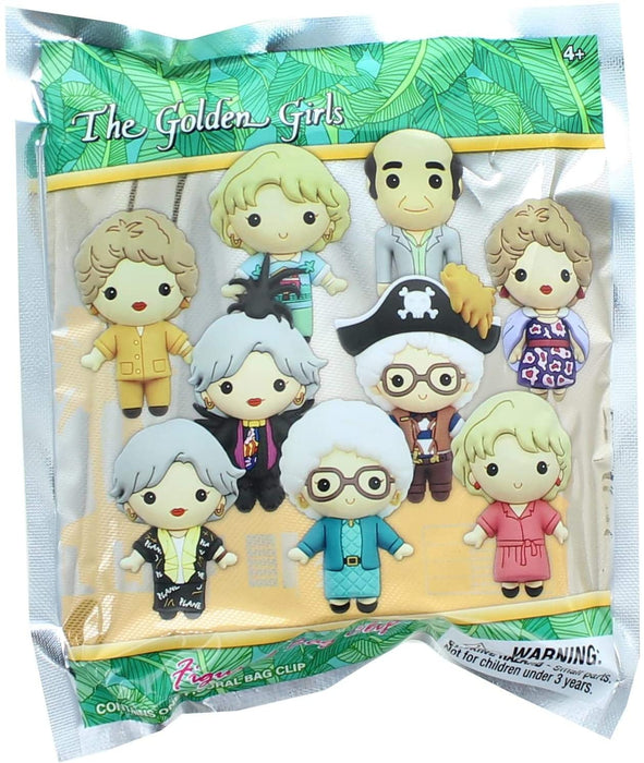 The Golden Girls 3D Figural Keyring Blind Mystery Bag