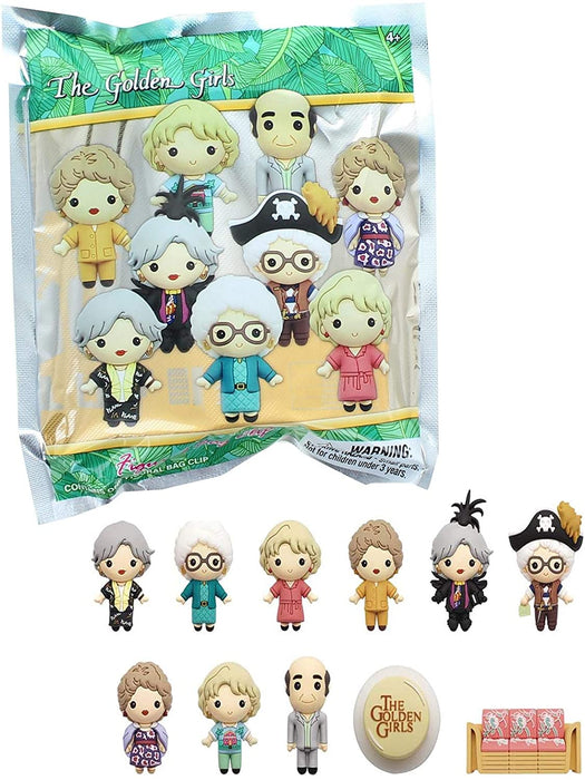 The Golden Girls 3D Figural Keyring Blind Mystery Bag