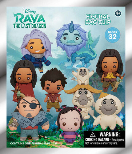 Raya and the Last Dragon 3D Foam Collectible Figural Bag Clip Mystery Bag