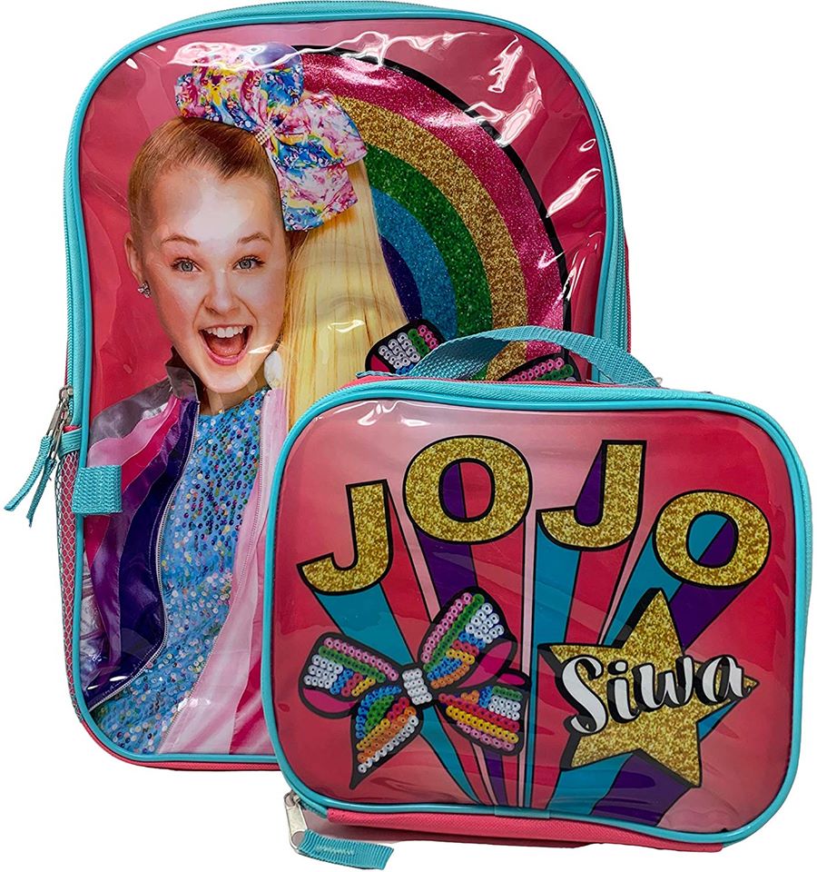 Jojo Siwa: 16" Backpack - Detachable Insulated Lunch Bag