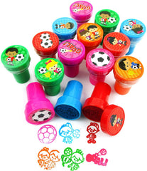 TINYMILLS 24 Pcs Soccer Stampers for Kids Party Favors Supply