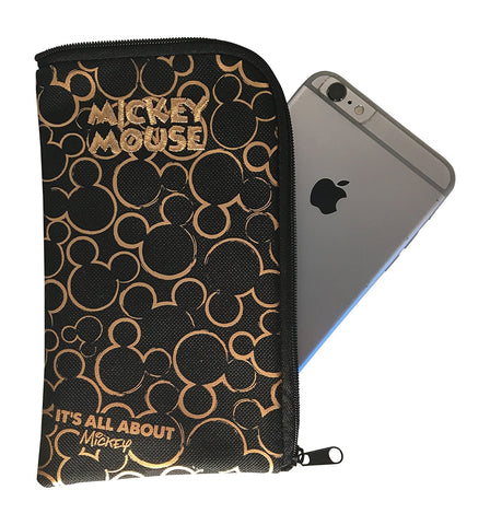 Mickey Mouse Ears Head Lanyard Pouch - Gold