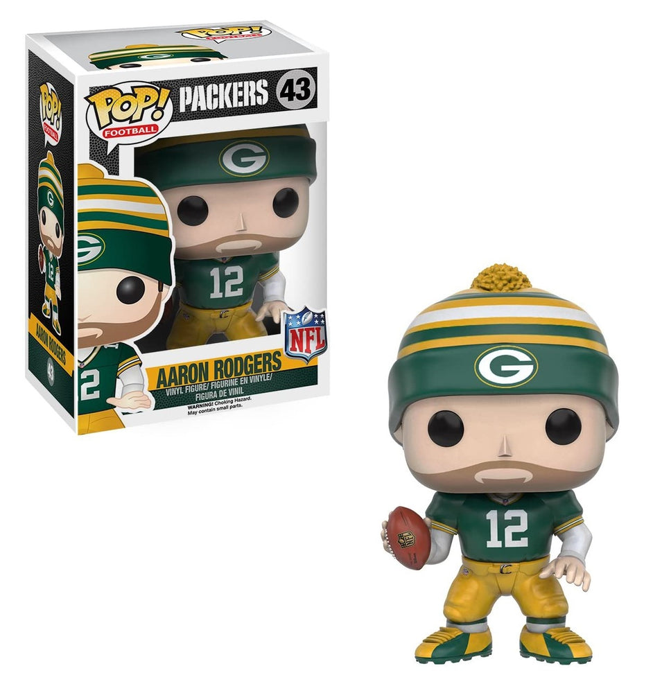 Funko POP NFL: Football AARON RODGERS (PACKERS) #43 Vinyl Figure