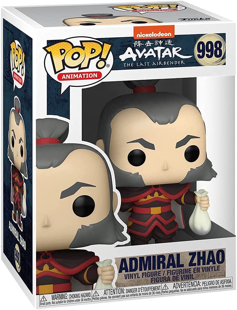 FUNKO POP Animation: AVATAR The Last Airbender : ADMIRAL ZHAO #998 Vinyl Figure