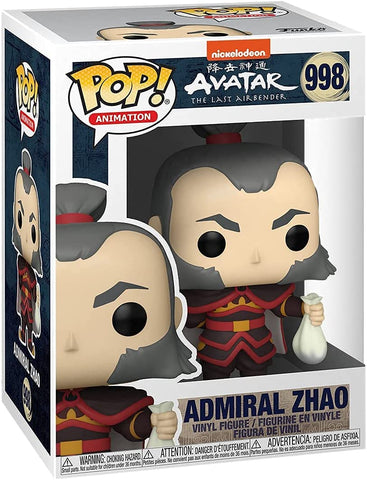 FUNKO POP Animation: AVATAR The Last Airbender : ADMIRAL ZHAO #998 Vinyl Figure